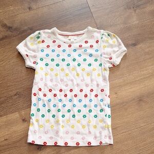 Mini Boden Multicolor Floral Kids Tee